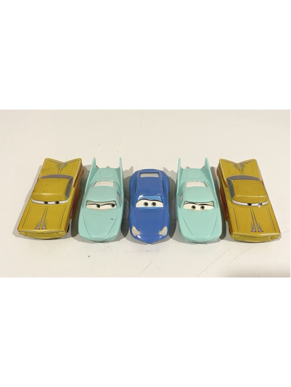 2006 Disney Pixar Cars McDonald’s Lot 5 Ramone Flo Sally Pull Back Toys